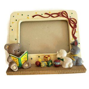Burnes 3D Hand Painted Animals Photo Frame 5" x 3"